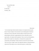 Power and Politics Paper