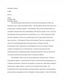 Personality Theories Essay