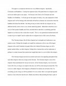 Christianity and Buddhism