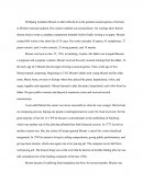 Mozarts Life ( Brief Summary)