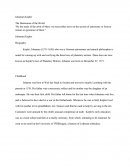 A Report on Johannes Kepler W/laws