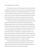 The Last Judgment and the End of the World