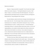 Depression and Adolescents