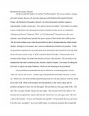 Borderline Personality Disorder