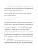 Group Decision Making