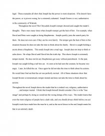 the chrysalids joseph strorm character sketch essay character sketch essay