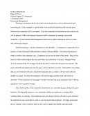 Research Paper on Restaurant Management