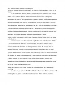 the glass menagerie essay