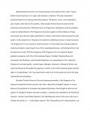The Progressive Era (woodrow Wilson and T.R.)
