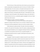 Silence and the Notion of the Commons