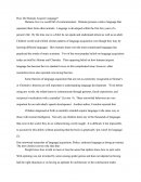 How Do Humans Acquire Language?