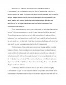 Sermon of the Mount and the 10 Commandments