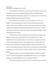 forrest gump the vietnam war through the eyes of a child vietnam war essay