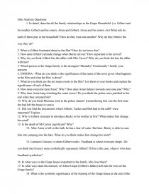 what eating gilbert grape essay introduction