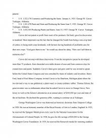 Реферат: George Washington Carver Essay Research Paper Carver
