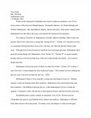 Shakespeare Essay