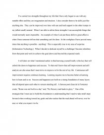 Essays In Science Essay Preview Personal Strengths And Weaknesses Zoom Zoom Political Science Essay Topics also Essay With Thesis Statement Example Personal Strengths And Weaknesses Essay High School And College Essay