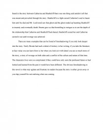 foreshadowing in wuthering heights essay essays on wuthering heights