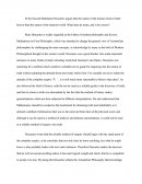 In the Second Meditation Descartes Argues That the Nature of the Human Mind Is Better Known Than the Nature of the Material World. What Does He Mean, and Is He Correct?