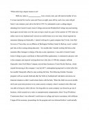 What Achieving a Degree Means to Me