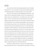 All Quiet on the Wester Front, Letter Home from Paul Baumer...Good If