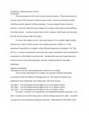 Temperature Effects in Enzyme Activity