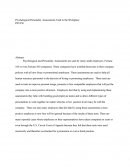 Psy 250 - Psychological Personality Assessments Used in the Workplace
