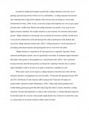 A Value of a College Education