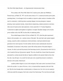 The Three Mile Island Disaster - an Organizational Communication Study