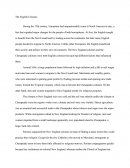 The English Colonies