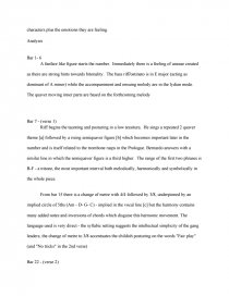 west side story analysis essay
