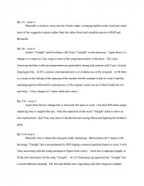 Analysis The Tonight Ensemble From West Side Story Essay Analysis The Tonight Ensemble From West Side Story Essay
