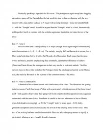 Analysis The Tonight Ensemble From West Side Story Essay Analysis The Tonight Ensemble From West Side Story Essay