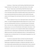 Commentary on "abstract Inquiry and the Patrolling of Black/white Borders Through Linguistic Stylization" by John Taggart Clark: Teachers and the Ethnicity of Their Students