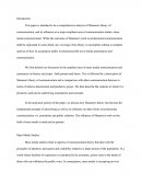 Shannon and Communication Theory