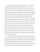 Challenges to the Confederation