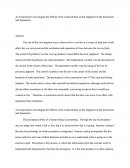 An Experiment to Investigate the Effects of the Centroid Bias on the Judgment of the Inclination and Separation