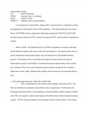 Sarbanes Oxley Memo