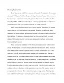 Social Security Reform