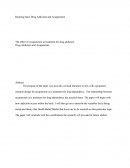 Drug Addiction and Acupuncture - the Effect of Acupuncture as Treatment for Drug Addiction
