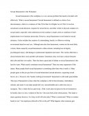 Sexual Harassment in the Workplace