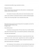 An Experiment into the Effect of Sugar Concentration on Osmosis