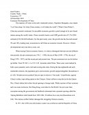 Economic Development of China