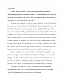 Essay for Shakespeare's Sonnet 73