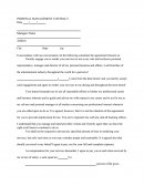 Personal Management Contract
