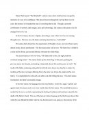 Explication of Diane Thiel's "the Minefield"