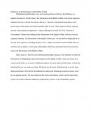 John Locke - Influences on the Declaration of the Rights of Man