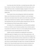 Critical Thinking Paper on Driving