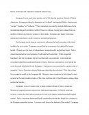 Native Americans and European Compare/contrast Essay