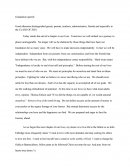 Graduation Speech